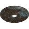 Ekena Millwork Antioch Ceiling Medallion (Canopies up to 3 1/2"), 18"OD x 3 1/2"ID x 1 3/8"P, Bronze Blue Patina CM18SEBBS - alternate 2
